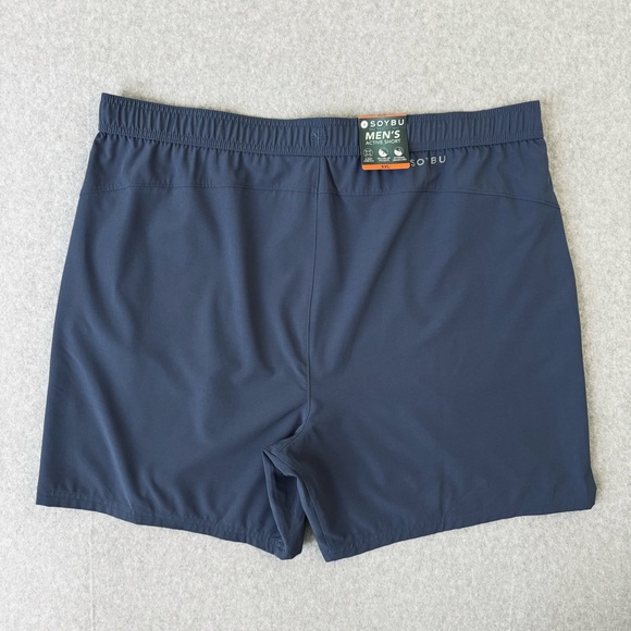 Soybu Shorts Mens XXL Blue Pull On Elastic Waistband Active Lightweight Gorpcore - Picture 4 of 13